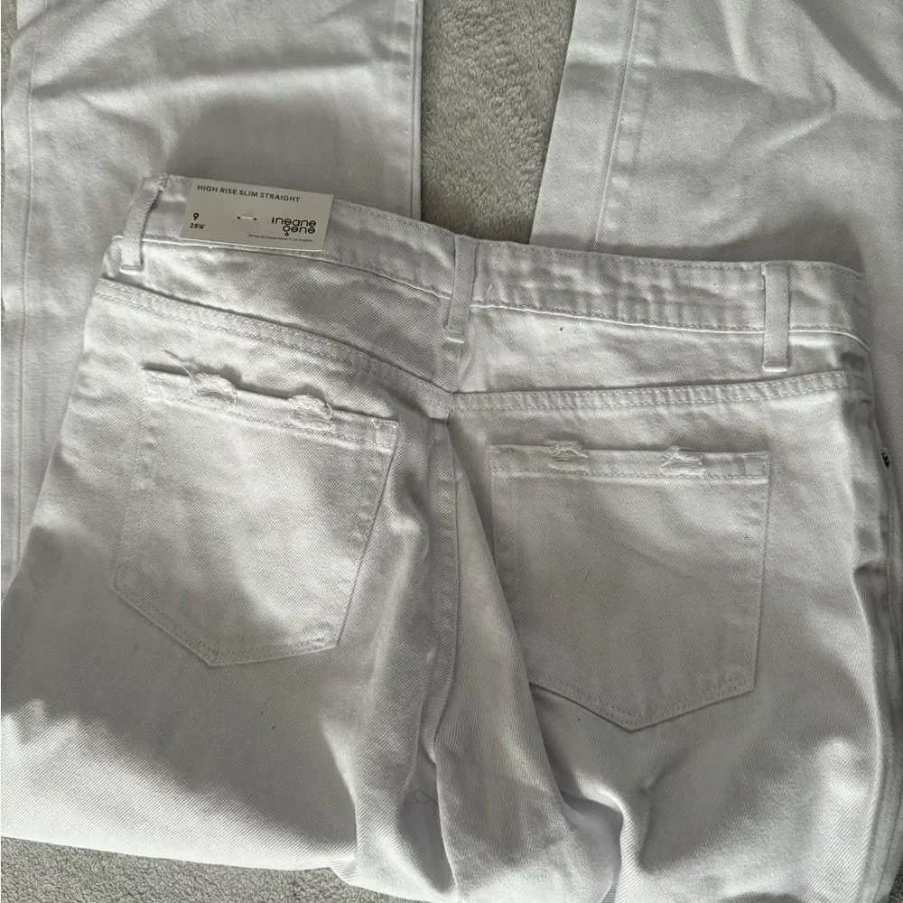 INSANE GENE HIGH RISE SLIM STRAIGHT LEG Size 9